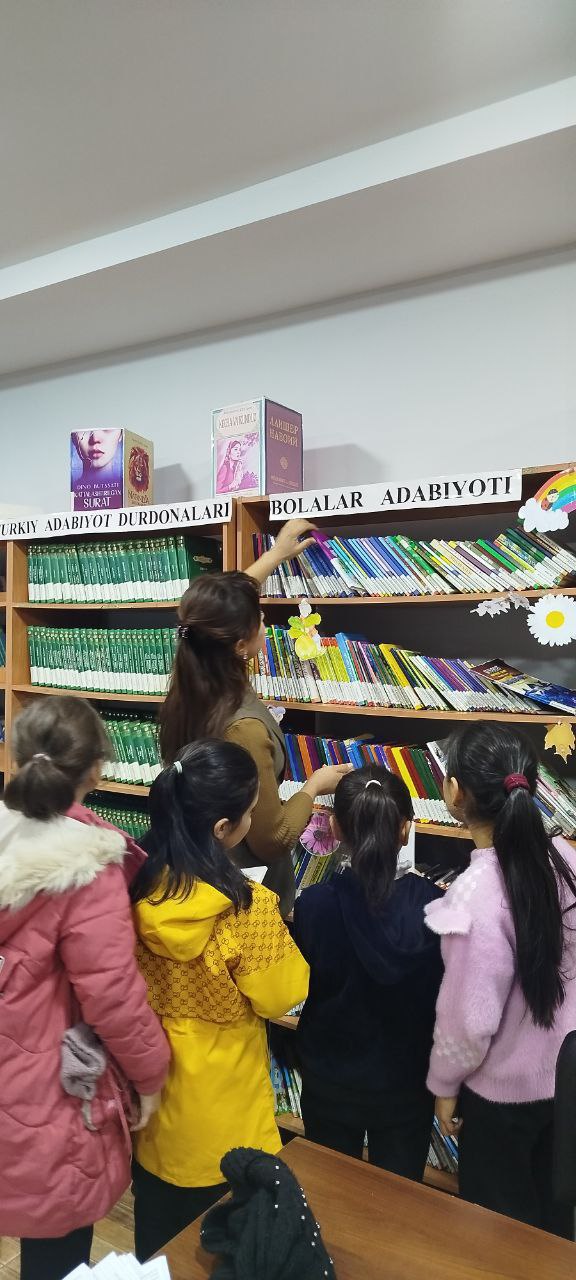 "Sirli kutubxona"shiori ostida sayohat tashkil etildi.