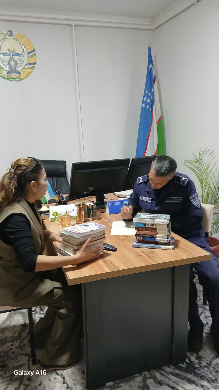 Paxtakor tumani Favqulotda vaziyat bo'limiga borib,  kitobxonlikni keng targ’ib qilish, kitobxonlik madaniyatini oshirish maqsadida 20 nomdagi adabiyotlar o'qilgan kitoblarga almashtirilib kelindi.